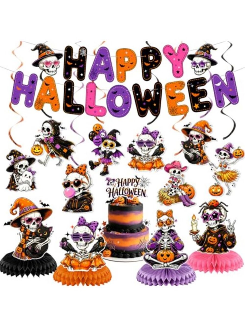 Halloween Birthday Decorations Pink Halloween Decorations Halloween Themed